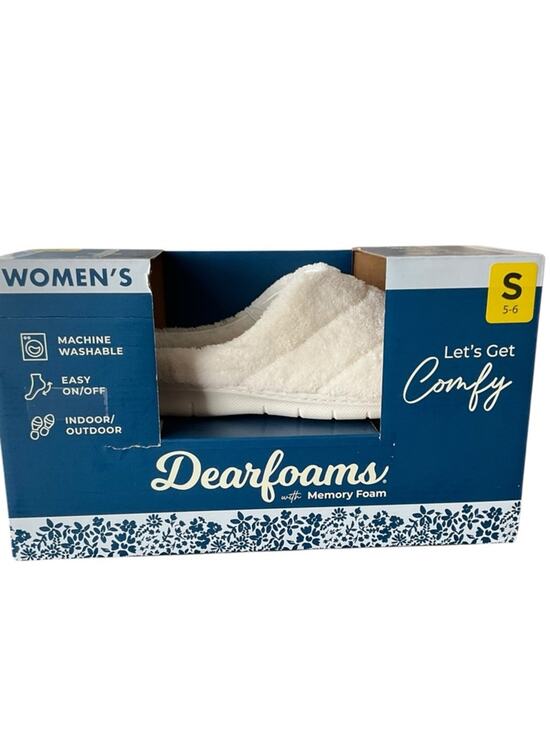 dearfoams Shoes - Dearfoams Women's Slippers Size Small 5-6 NEW NIB